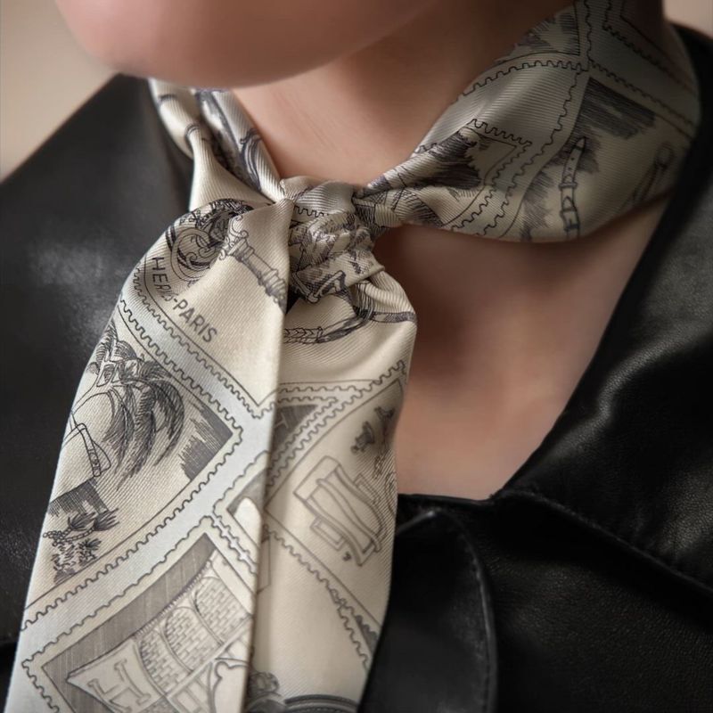 HERMES TWILLY 白/灰/石墨 Le Philateliste du Faubourg H064205S 12 #BRAND NEW #香榭站正品