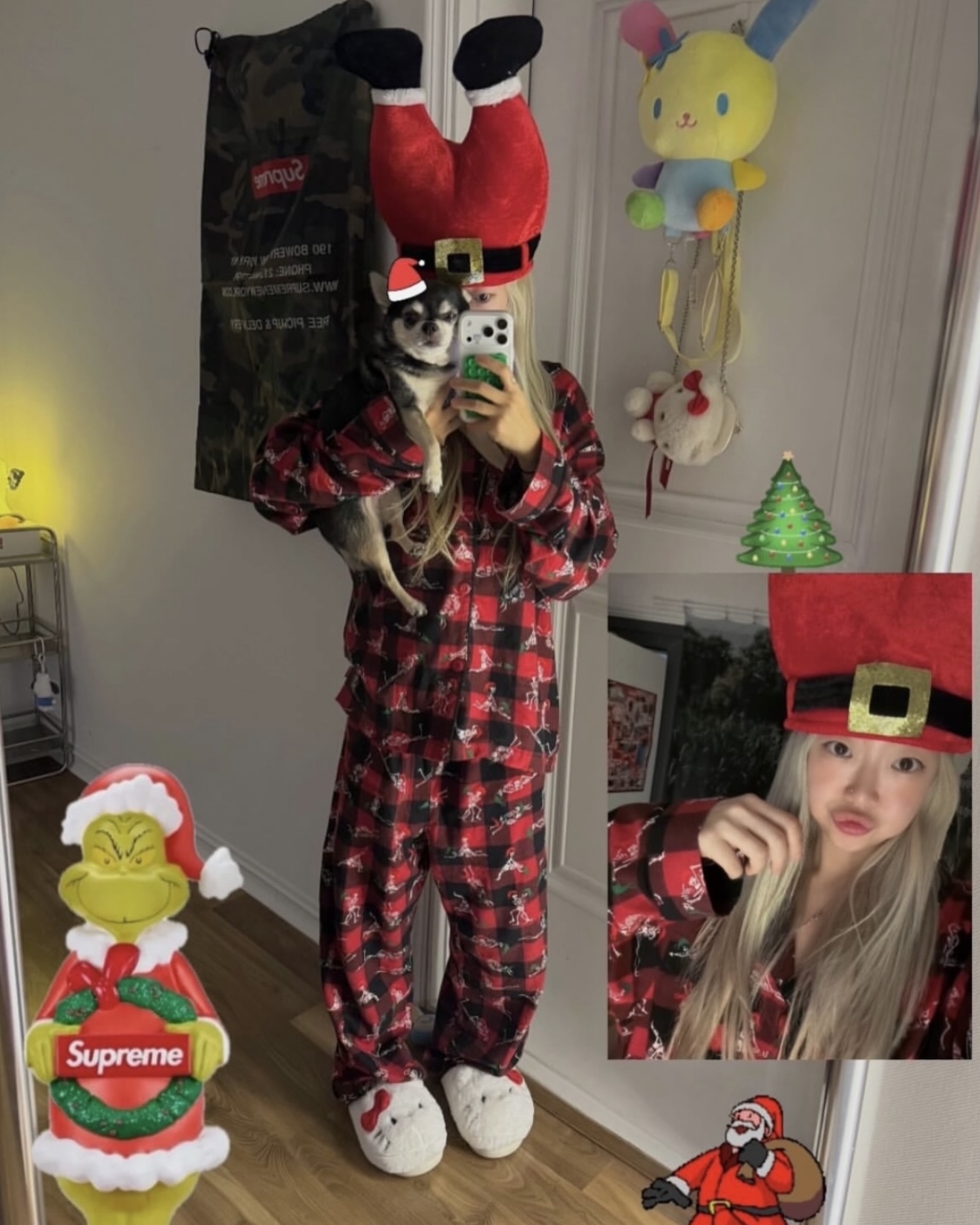 【Focus Store】預購 Supreme FW25 Week16 Holiday Pajama Set 兩色 聖誕睡衣套裝組