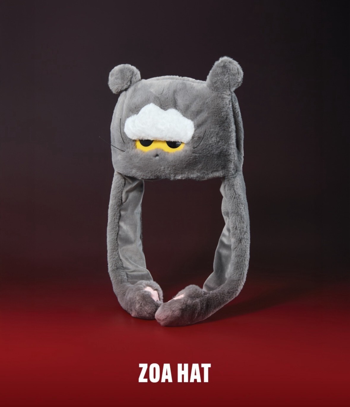 GD Cat ZOA Ear-Moving Hat, Furry Hat, Headband