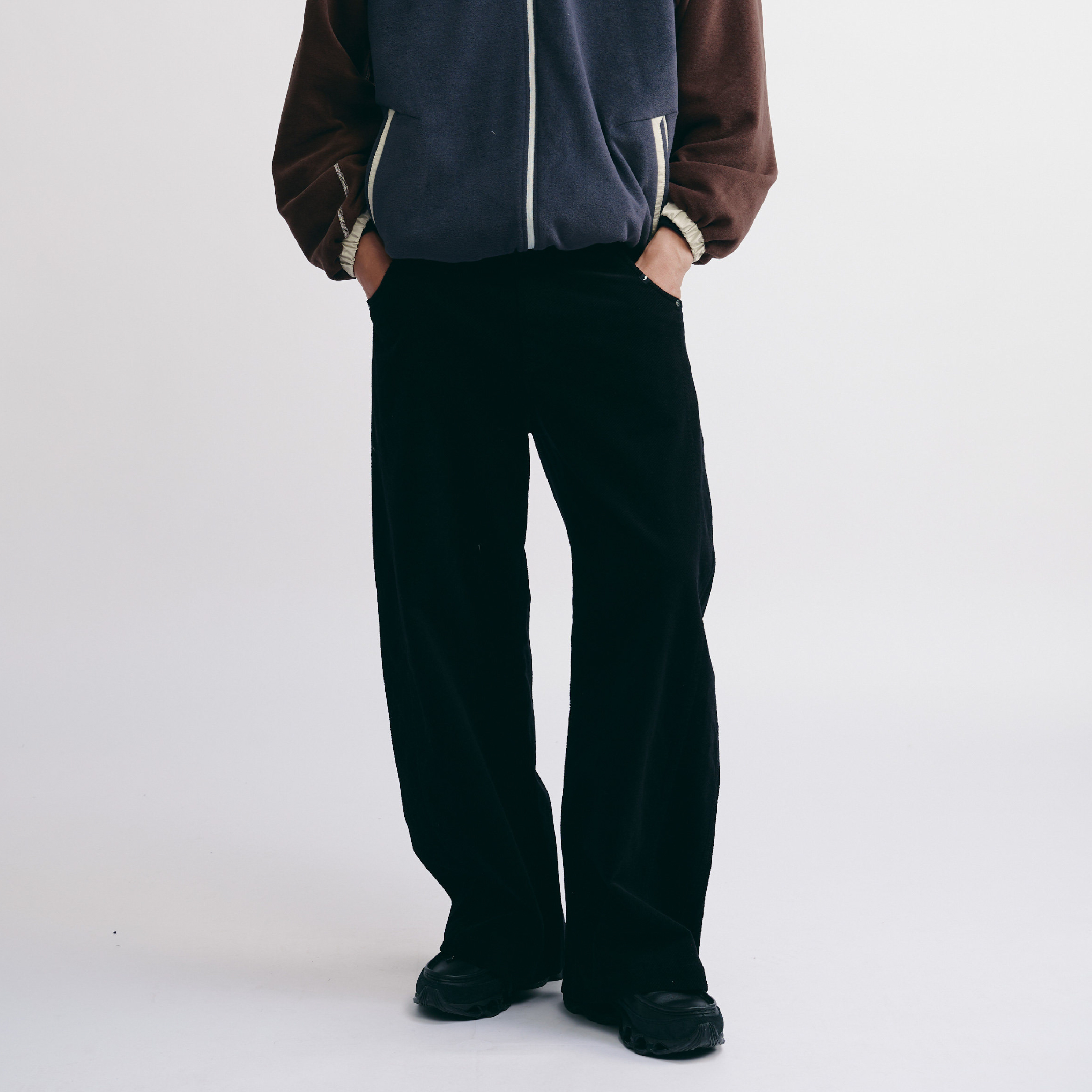 BOHRHOO Corduroy Curved Pants 燈芯絨 彎刀長褲 [BH1074]