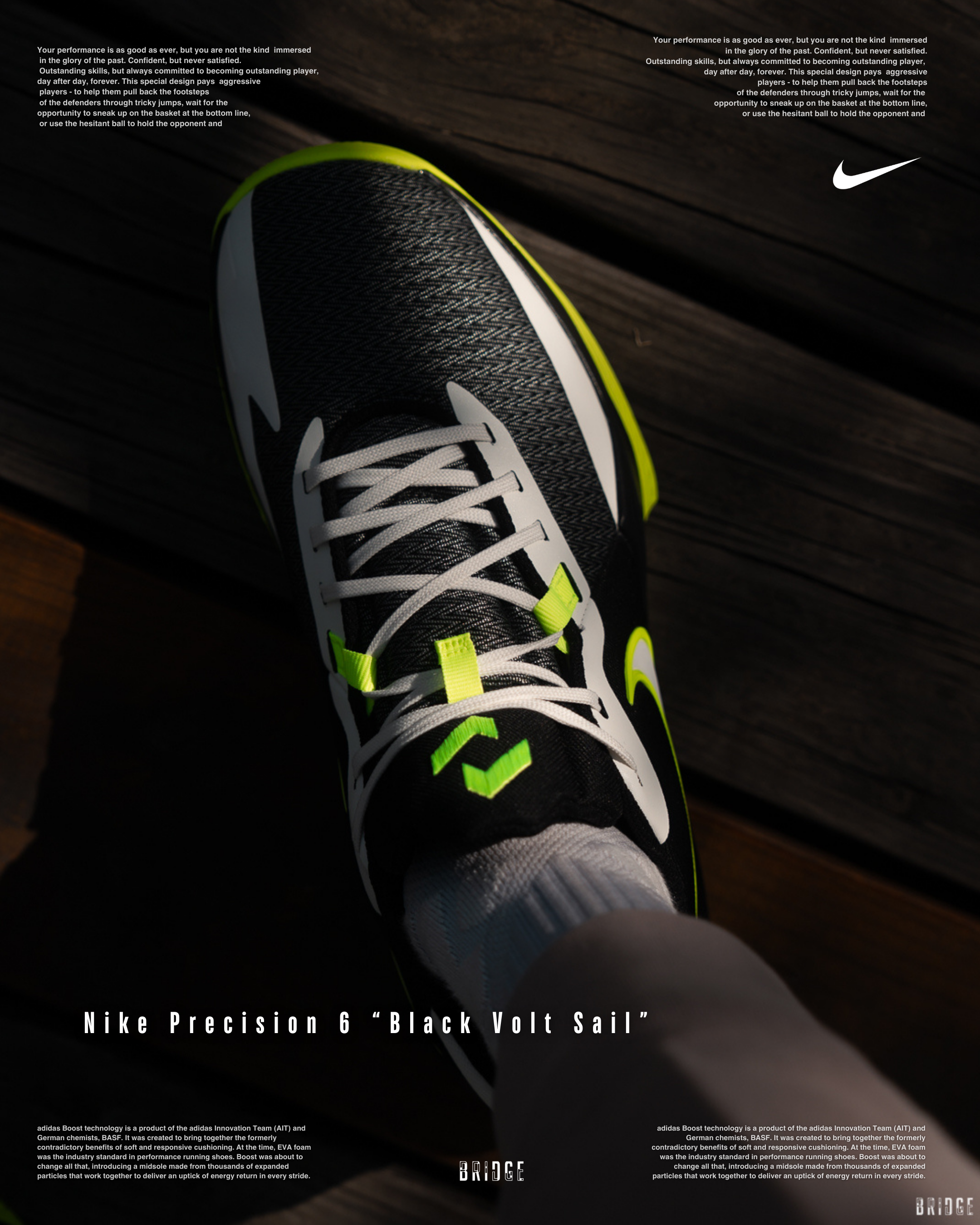 『 這視覺角度 真的很Kobe🐍 』Nike precision 6 black volt sail