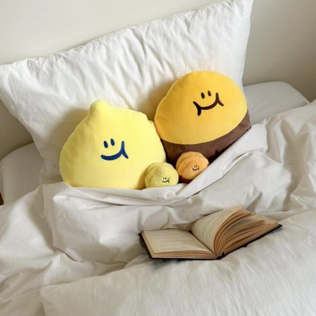 韓國 Second Morning 軟Q檸檬地瓜 麻糬抱枕 🍋🍠