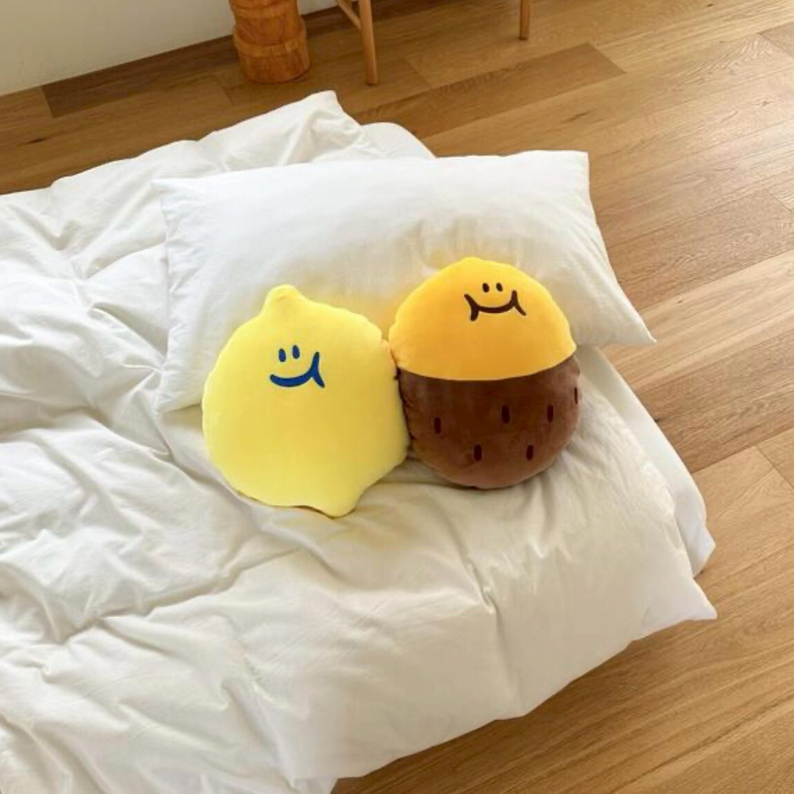 韓國 Second Morning 軟Q檸檬地瓜 麻糬抱枕 🍋🍠