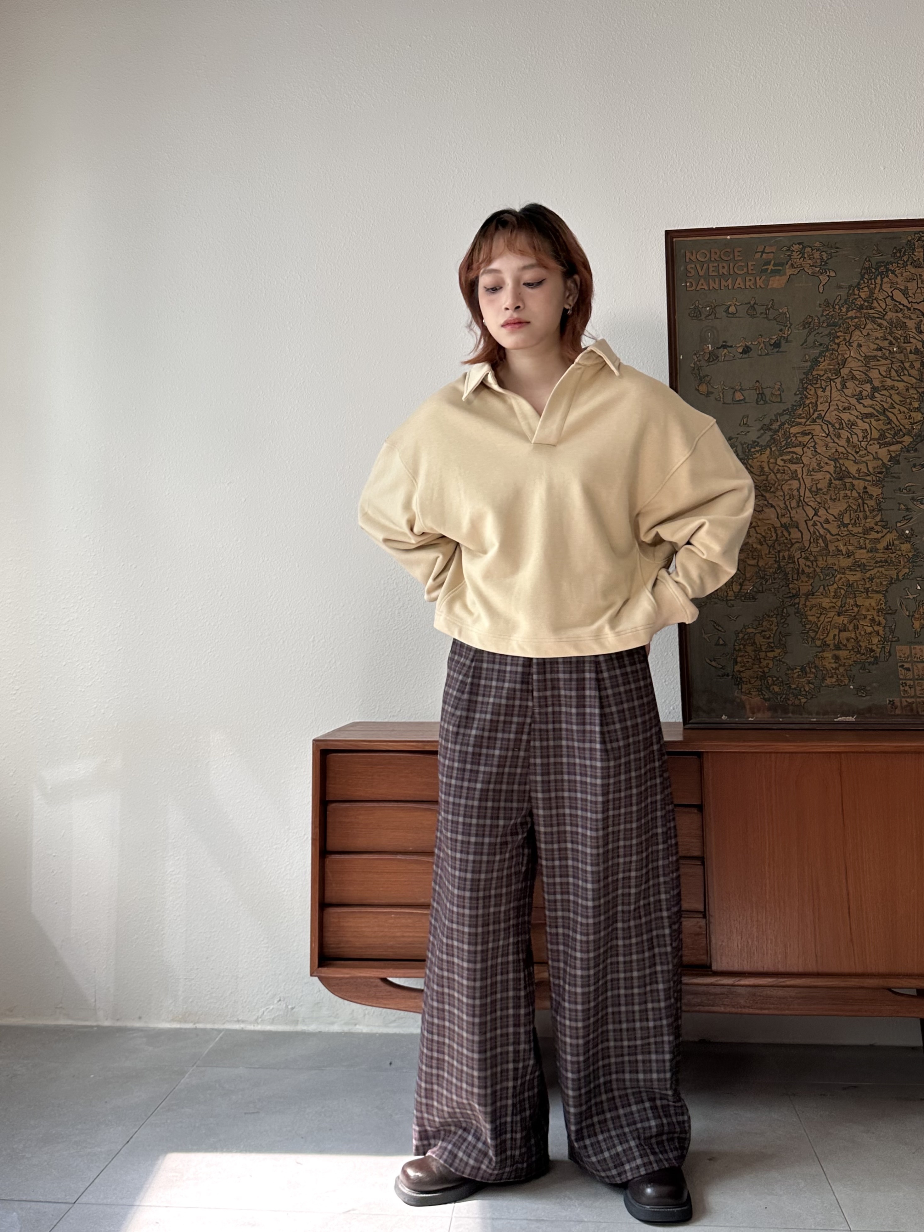 英倫風格仔褲 - TR53861