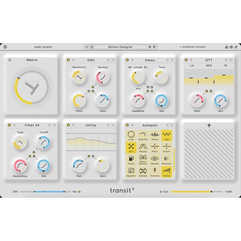 Baby Audio Transit 2｜動態轉場效果器