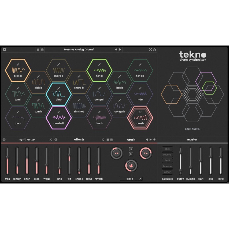 Baby Audio Tekno｜鼓機合成器