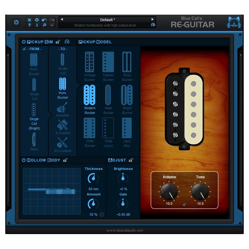 Blue Cat Re-Guitar｜吉他音色模擬器