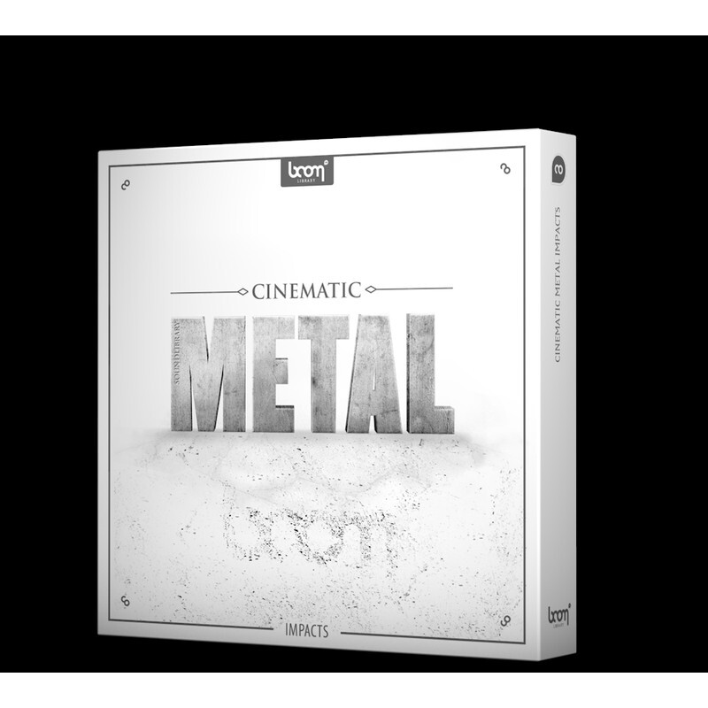 BOOM Library Cinematic Metal 1 Design｜電影金屬撞擊音效庫