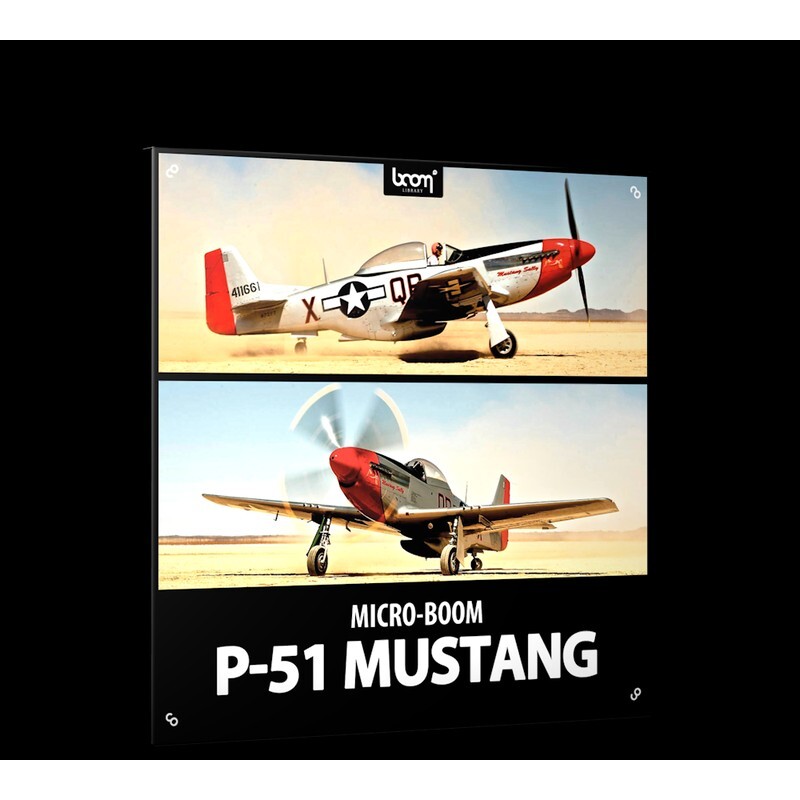 BOOM Library P-51 Mustang｜二戰戰鬥機音效庫
