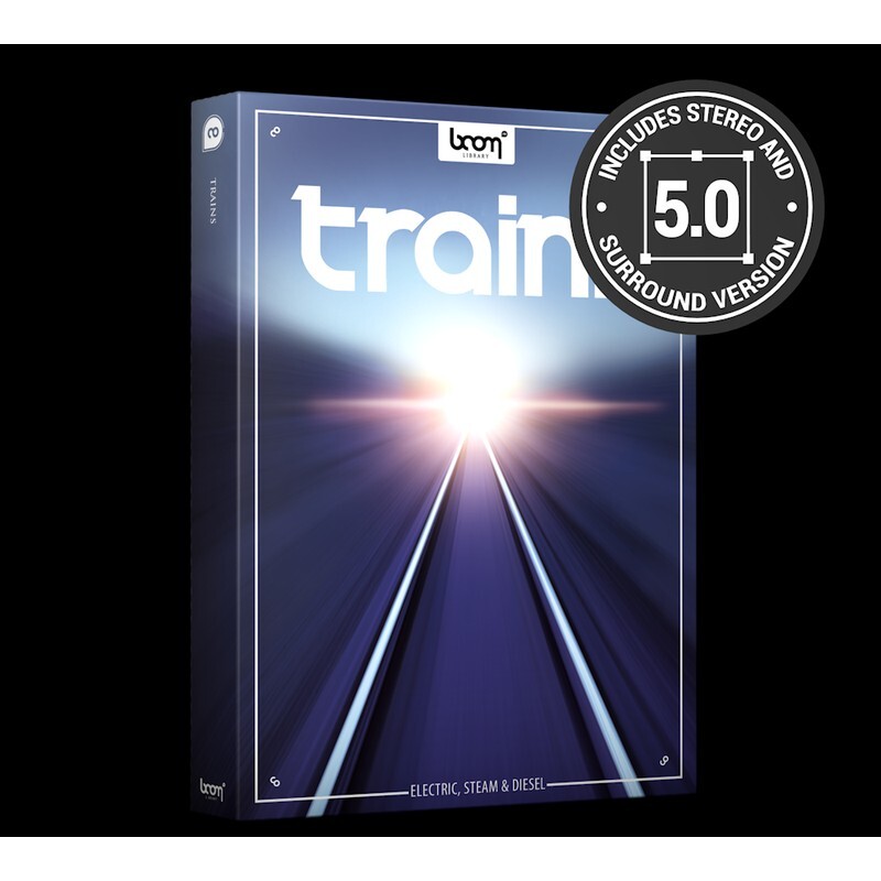 BOOM Library Trains Stereo Amp Surround｜火車音效素材庫