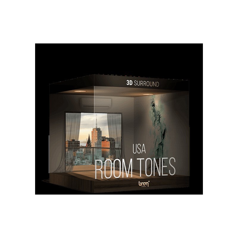 BOOM Library Room Tones USA 3D Surround｜美國室內環境音效庫