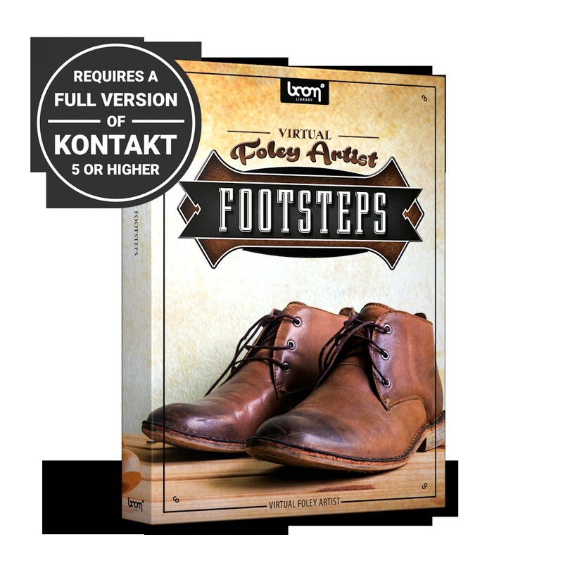 BOOM Library Virtual Foley Artist Footsteps｜腳步聲音效引擎