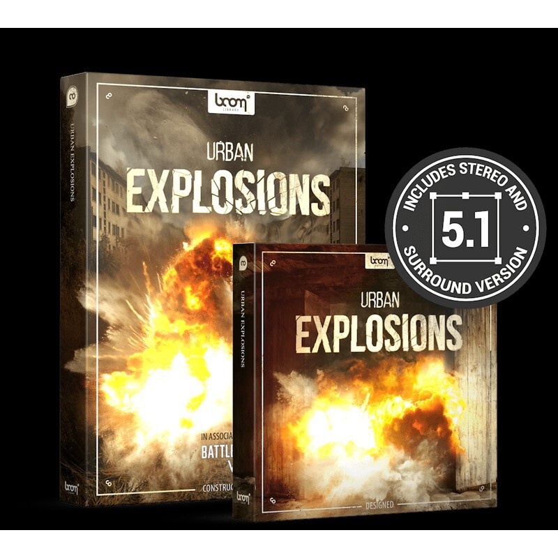 BOOM Library Urban Explosions Bundle｜城市爆破音效庫