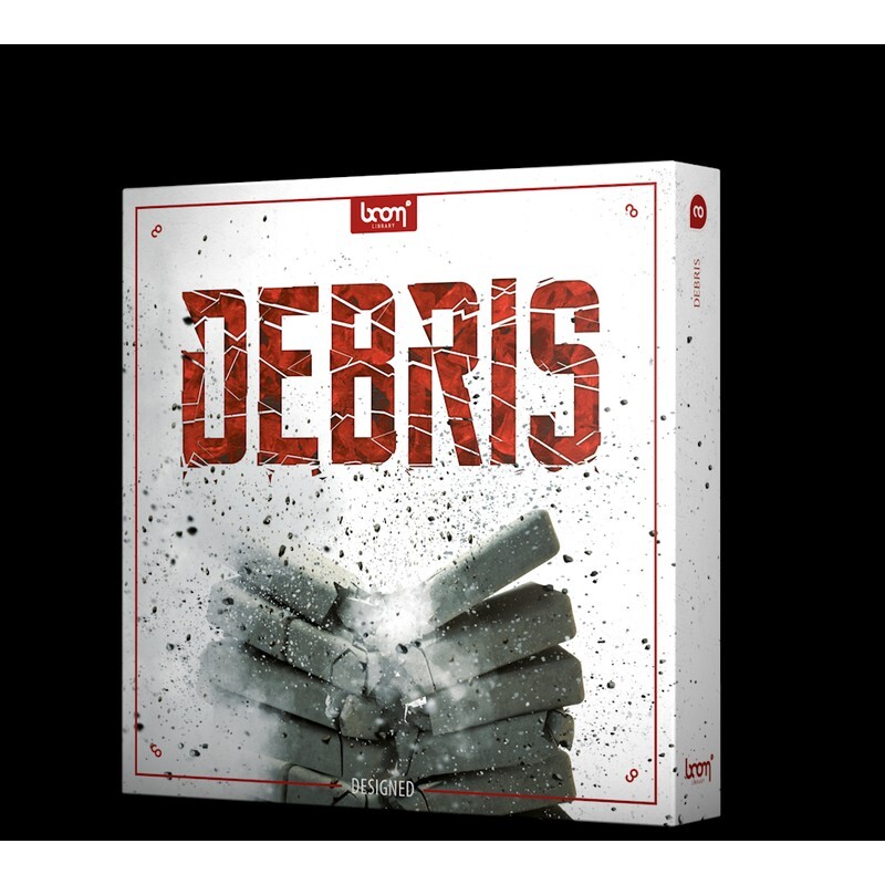 BOOM Library Debris Designed｜破壞瓦礫崩塌音效庫