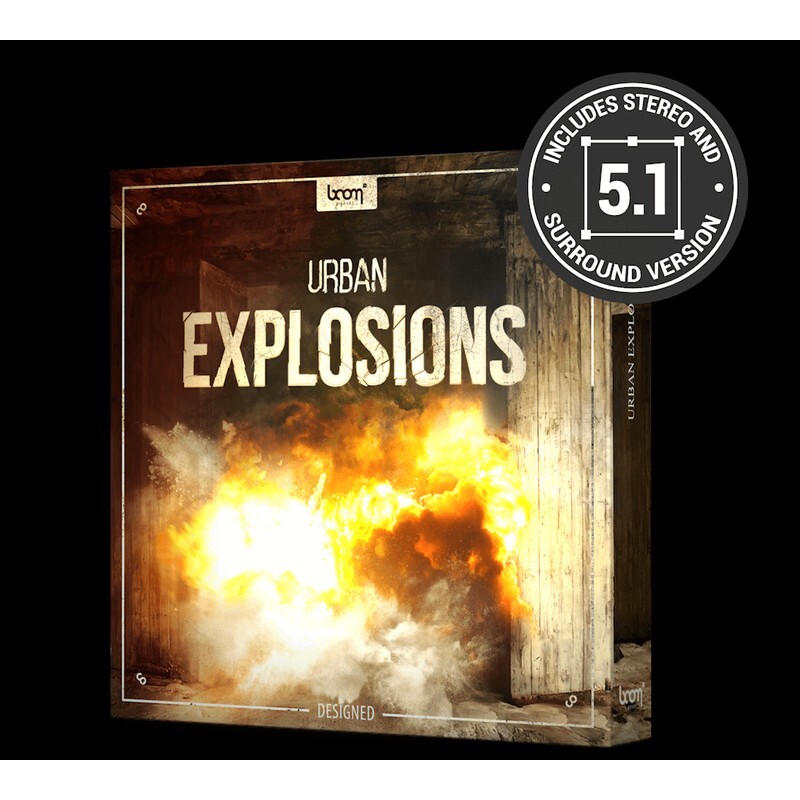 BOOM Library Urban Explosions Designed｜專業爆炸音效素材庫