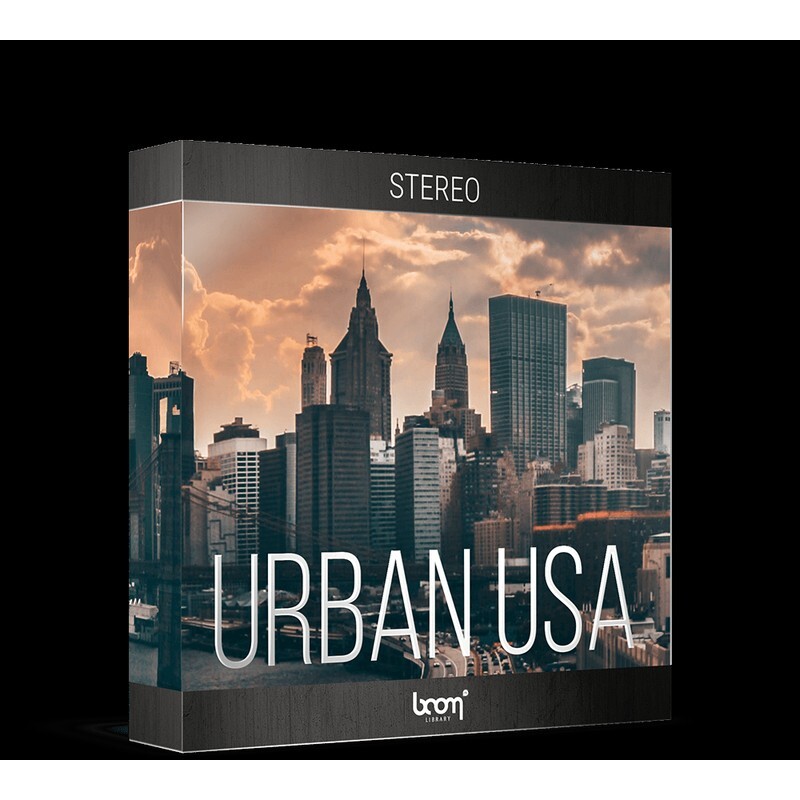 BOOM Library Urban USA Stereo｜美式都會環境音效庫