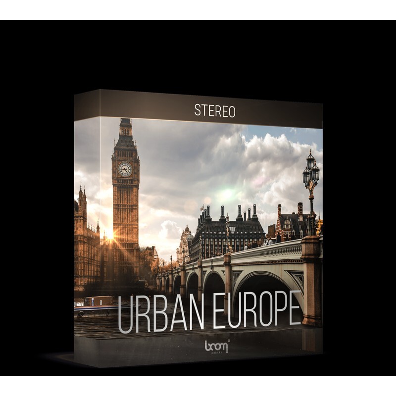 BOOM Library Urban Europe Stereo｜城市環境音效庫
