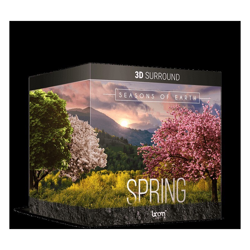 BOOM Library Seasons of Earth Spring SURROUND｜3D自然環境音效庫