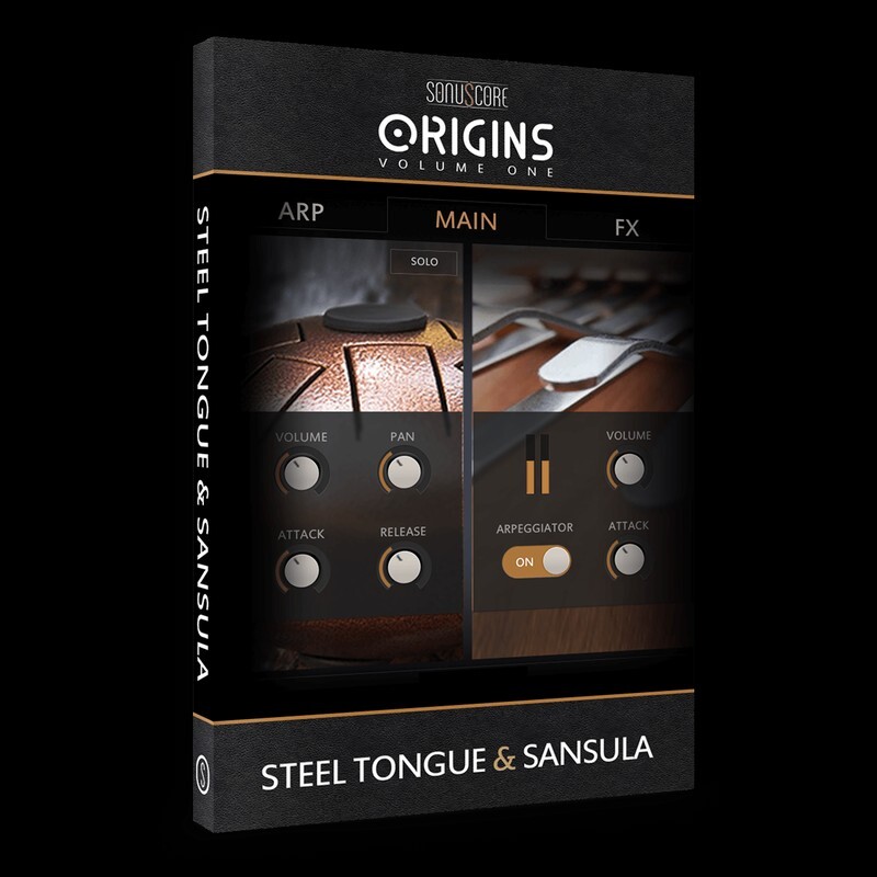 Sonuscore Origins Vol. 1 Steel Tongue & Sansula｜雙樂器琶音引擎