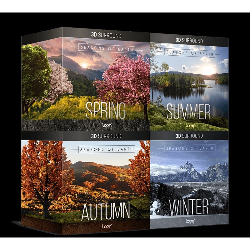 BOOM Library Seasons of Earth Bundle Surround｜環繞環境音效庫