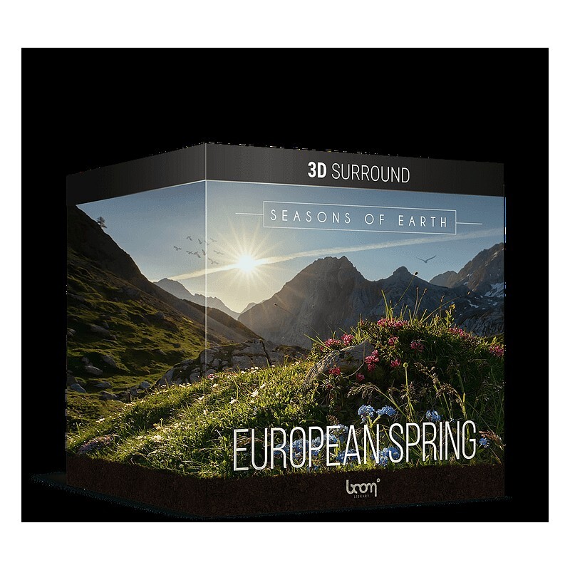 BOOM Library Seasons of Earth Euro Spring SURR｜環繞環境音效庫
