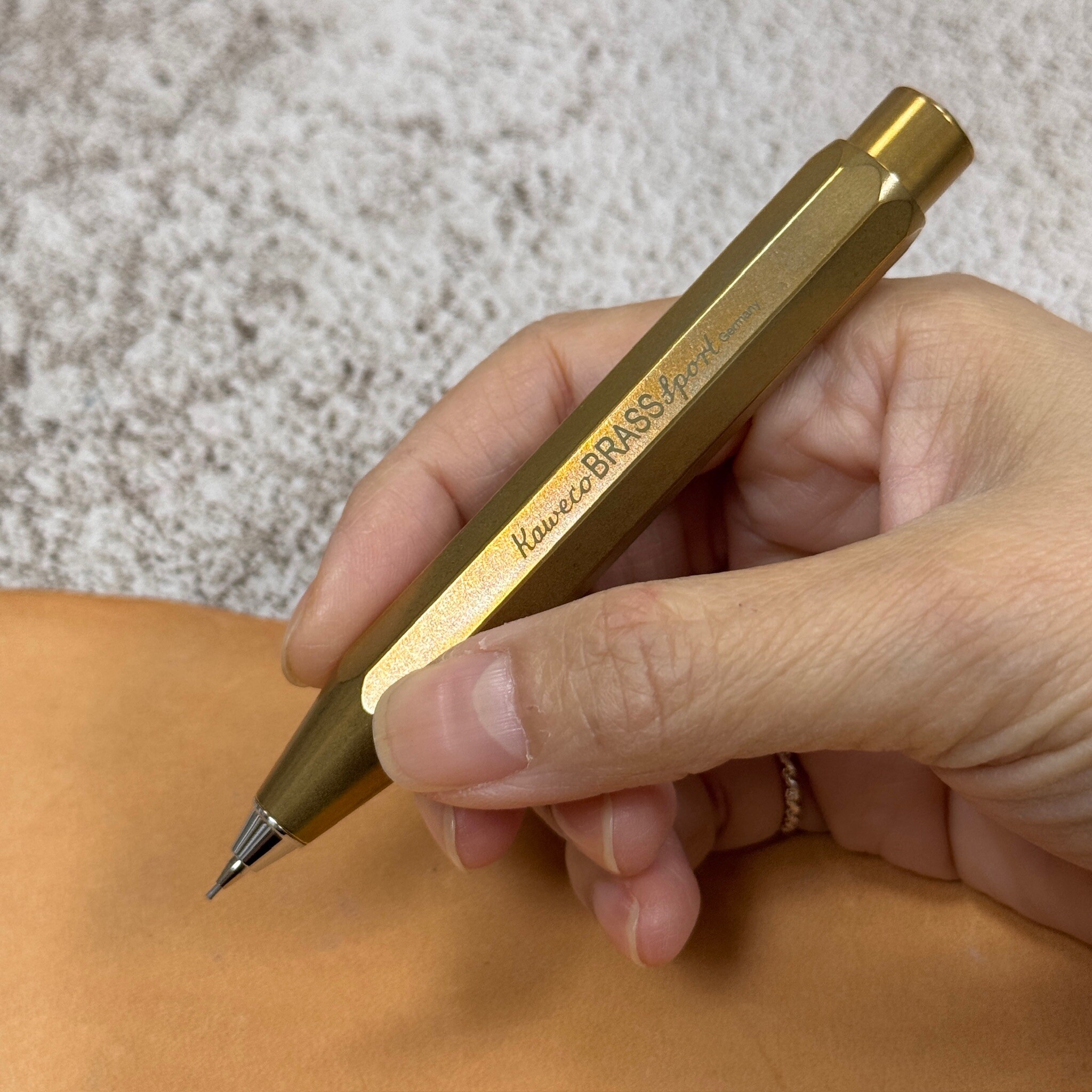 德國 KAWECO ｜ Sport 黃銅 短版 自動鉛筆 0.7