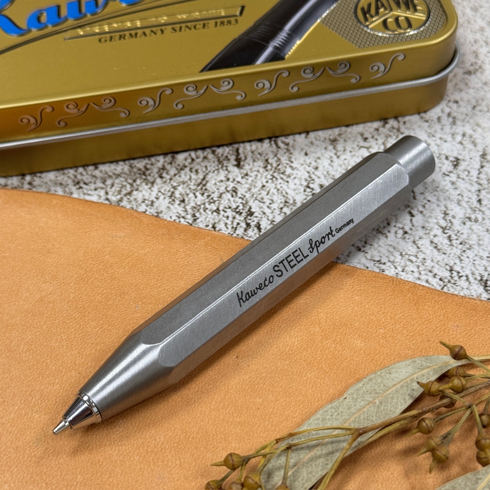 德國 KAWECO ｜Steel Sport 不鏽鋼 短版 自動鉛筆 0.7