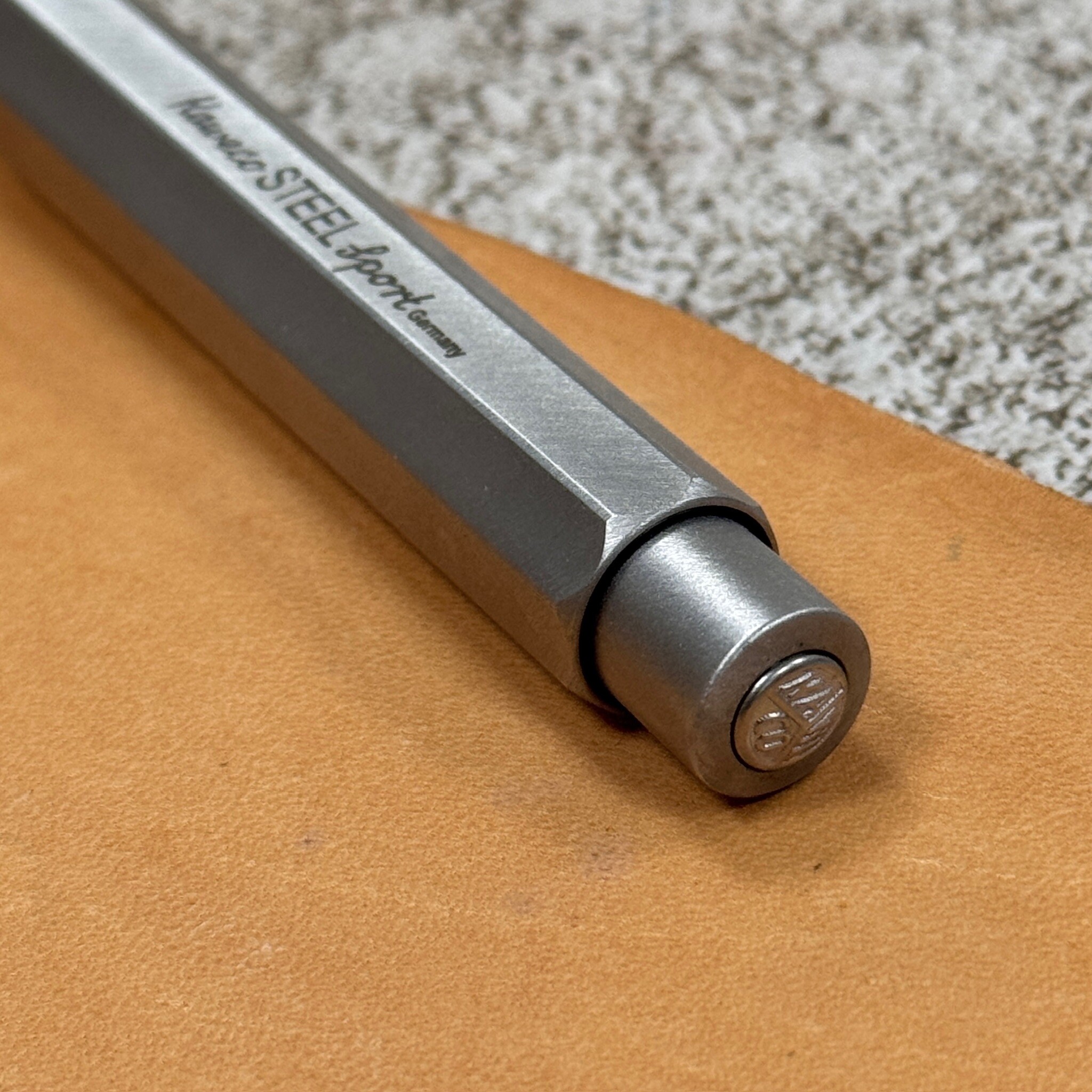 德國 KAWECO ｜Steel Sport 不鏽鋼 短版 自動鉛筆 0.7
