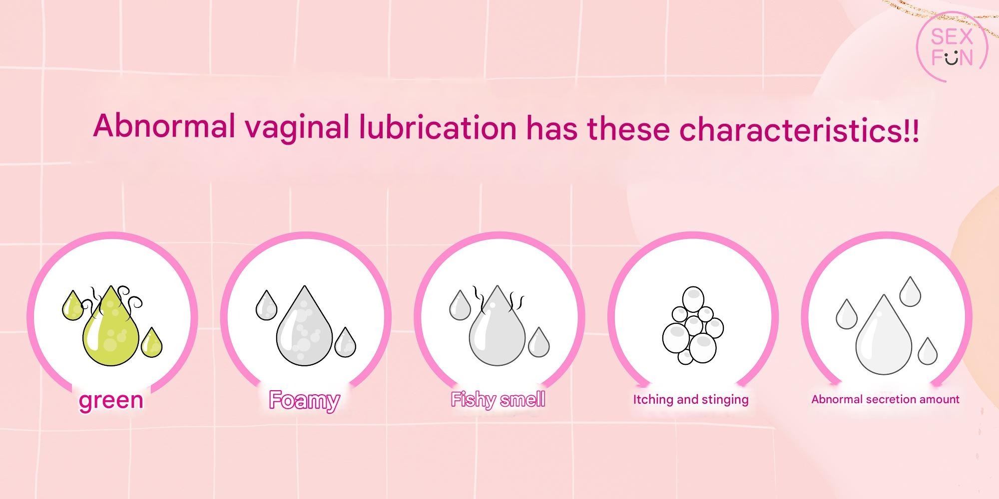 Warning signs of abnormal vaginal discharge: itching, fishy odor, foamy texture