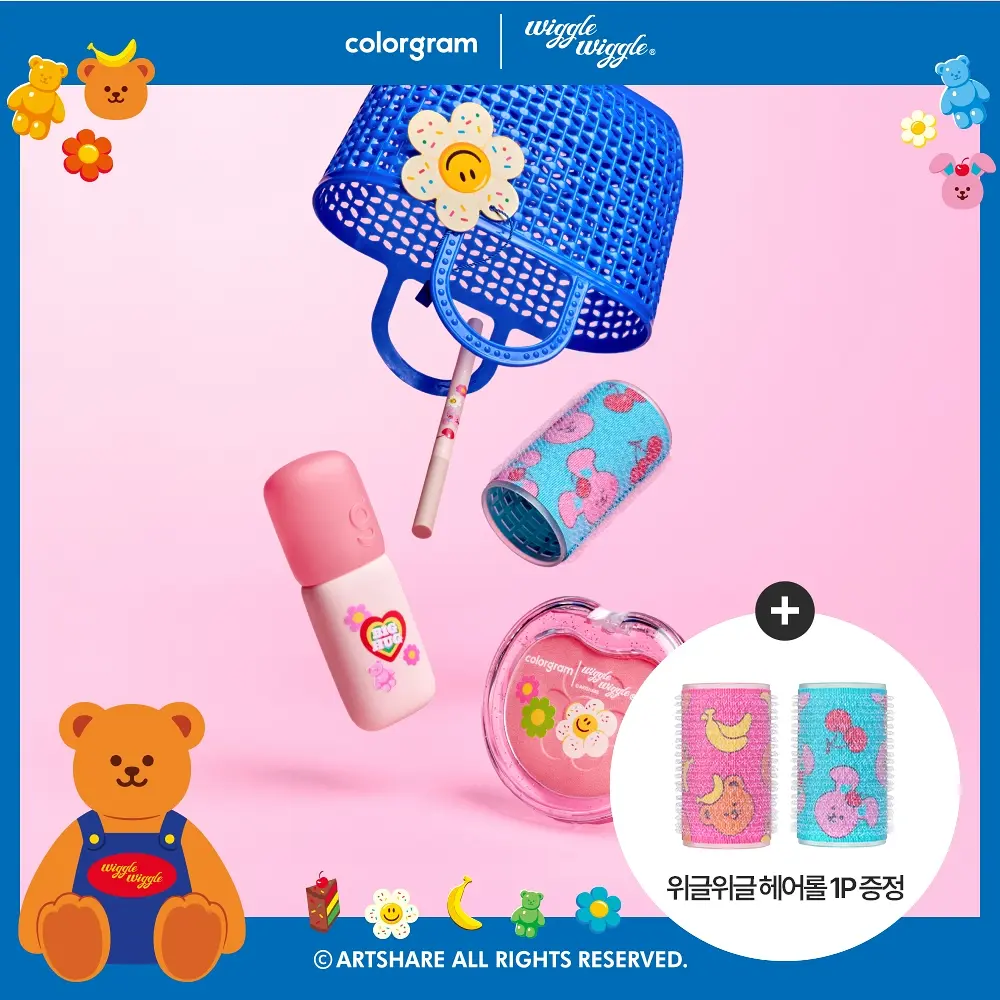 【Wiggle Wiggle 聯名】COLORGRAM 裸感柔焦唇釉限定禮盒套裝 【2款色號】