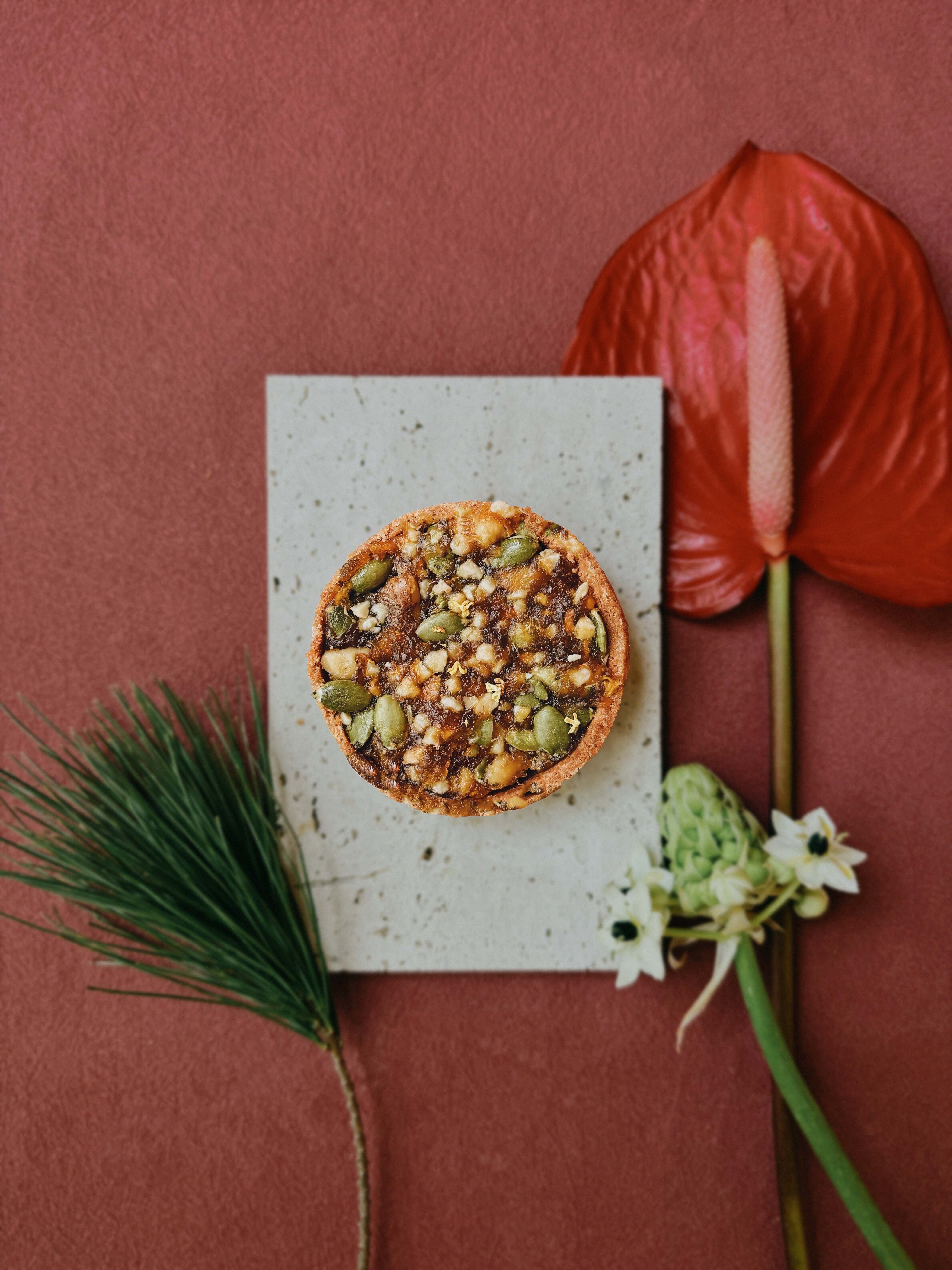 【2026新年禮盒】全素桂花鳳梨堅果塔6入