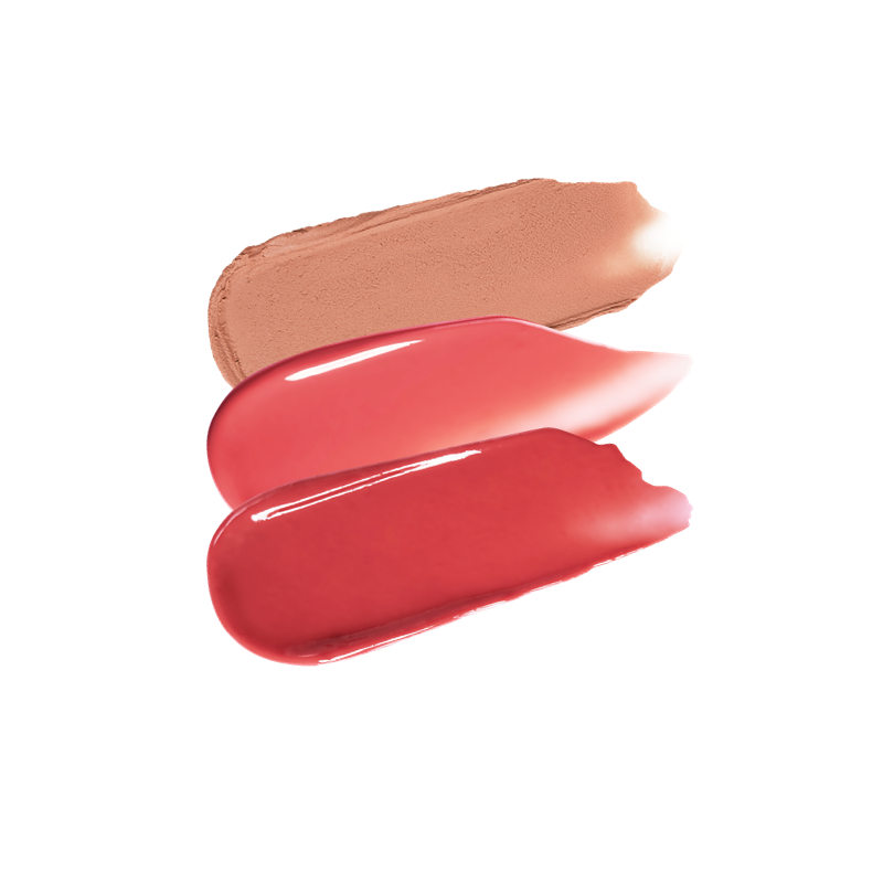 【蠟筆小新聯名】COLORGRAM 造型三色蠟筆唇膏套裝 #01 Shy Coral Crayon