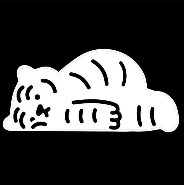 MUZIK TIGER 大貼紙 (5-8)