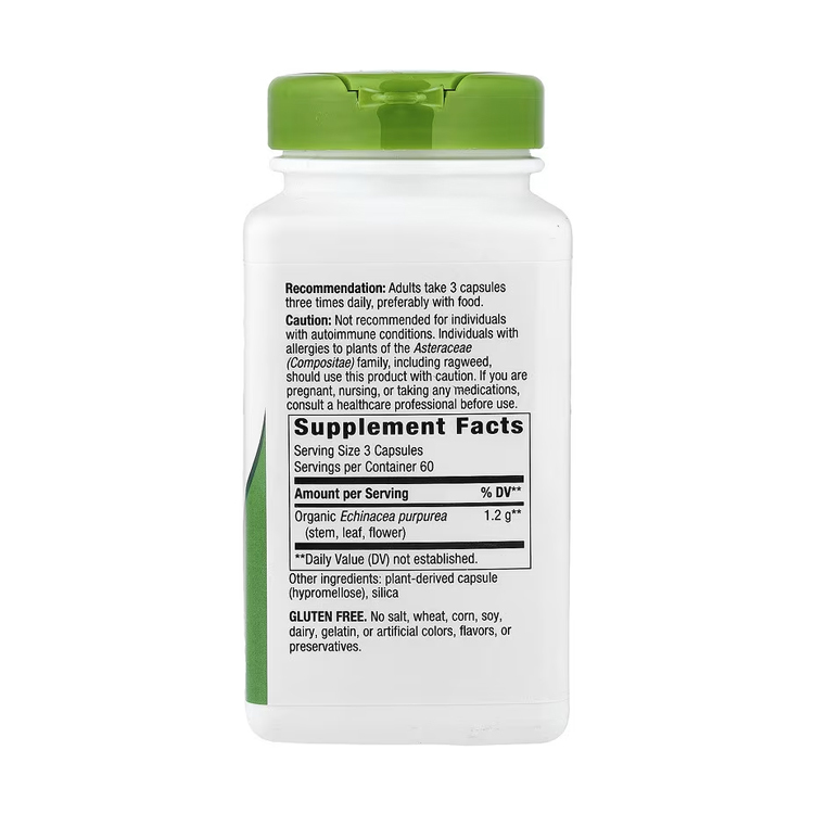Nature's Way, Echinacea 400 mg, 180 Vegetarian Capsules