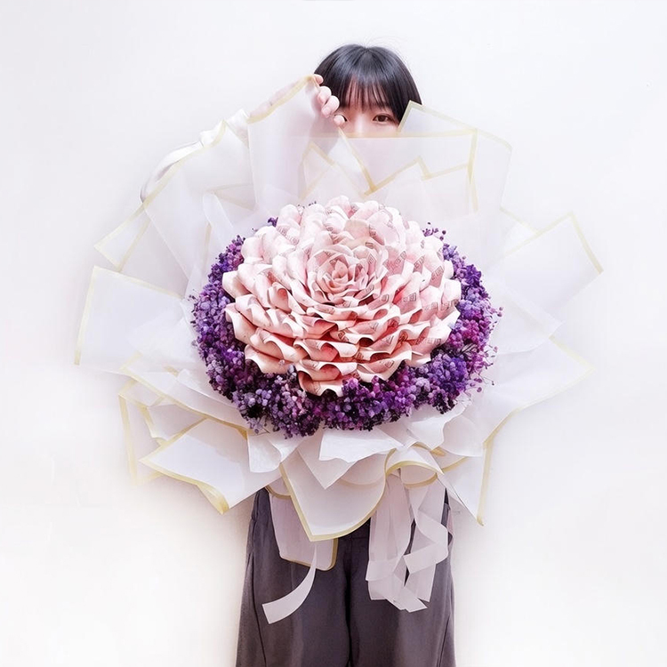 鈔票花束,有錢花