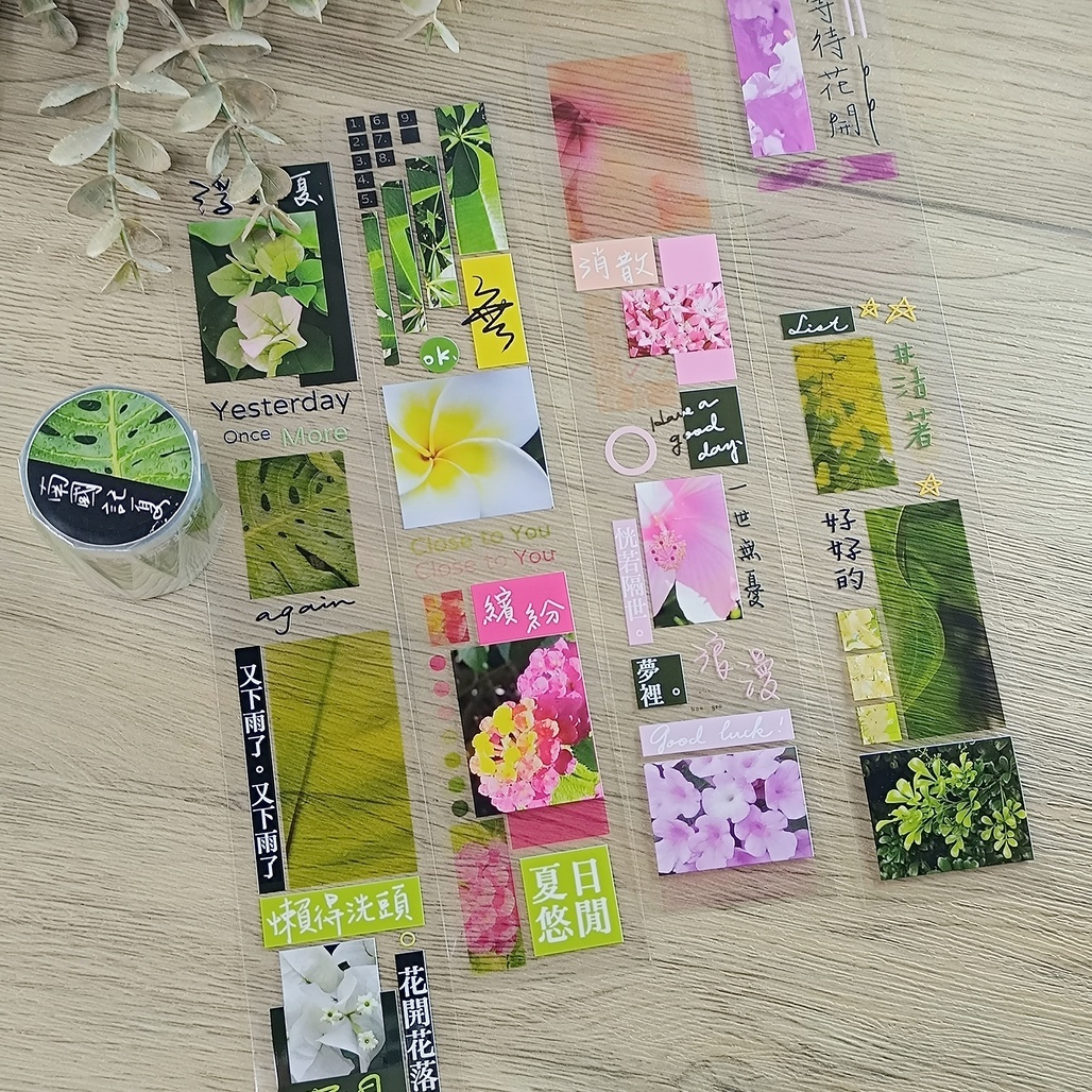 boogoo．南國記夏 5cm亮面PET膠帶 <整捲/分裝>