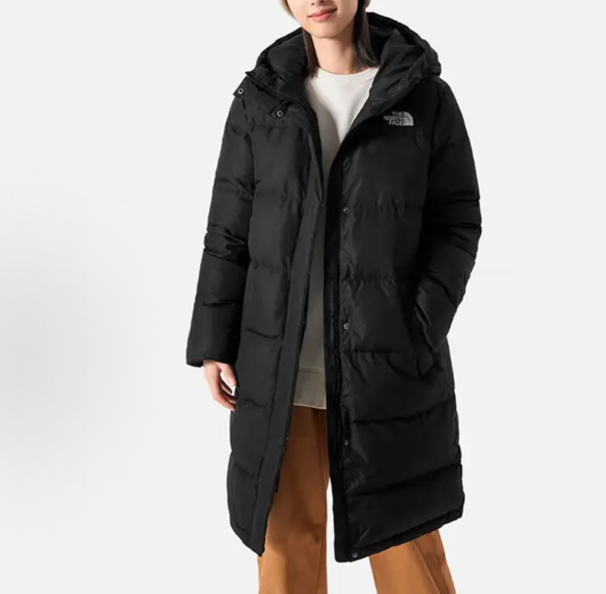 【代購】𝐓𝐇𝐄 𝐍𝐎𝐑𝐓𝐇 𝐅𝐀𝐂𝐄 𝟕𝟎𝟎 蓬羽絨外套｜黑色 女款 防風防潑水 輕量保暖
