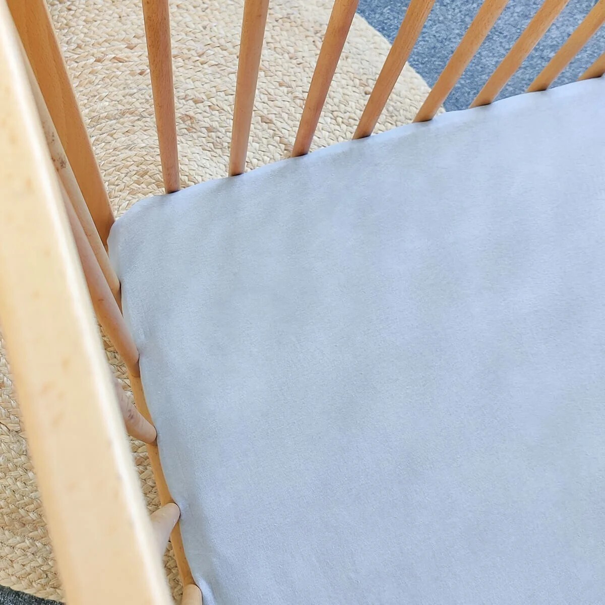 Candide - 純棉床單淺灰色 (60x120cm)