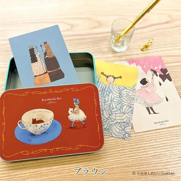Kurahashi Rei｜明信片鐵盒組