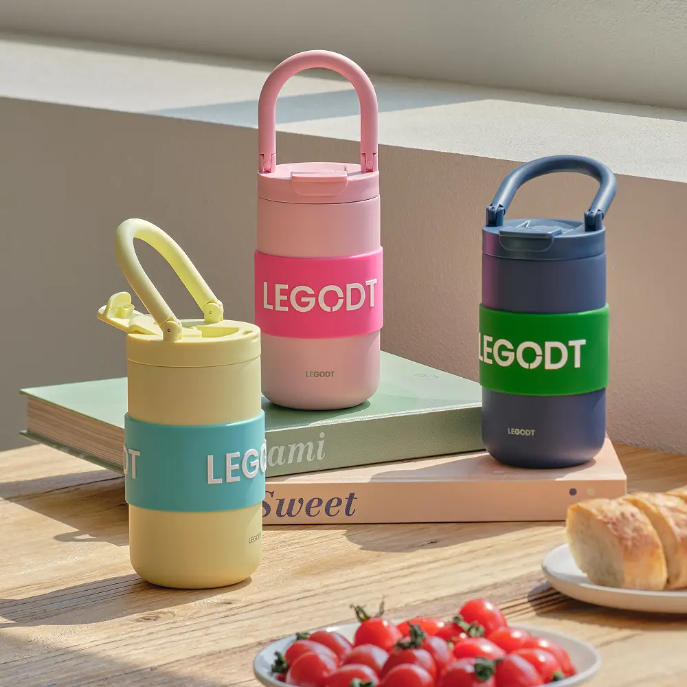LEGODT 圓環提把不鏽鋼隨行杯 400ml【7款款式】