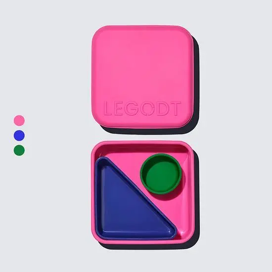 LEGODT 極簡正方形雙層餐盒【3款款式】