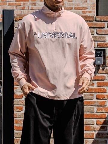 英文字半拉鍊衛衣 Not-047T