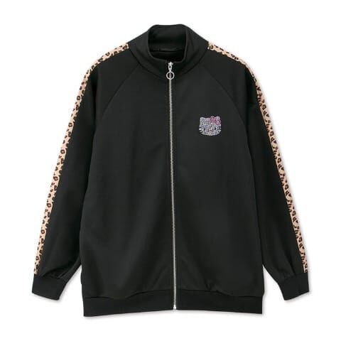 26019-KT Sanrio Hello Kitty 拉鏈外套 豹紋 啡色 #JP-SM25-313BK