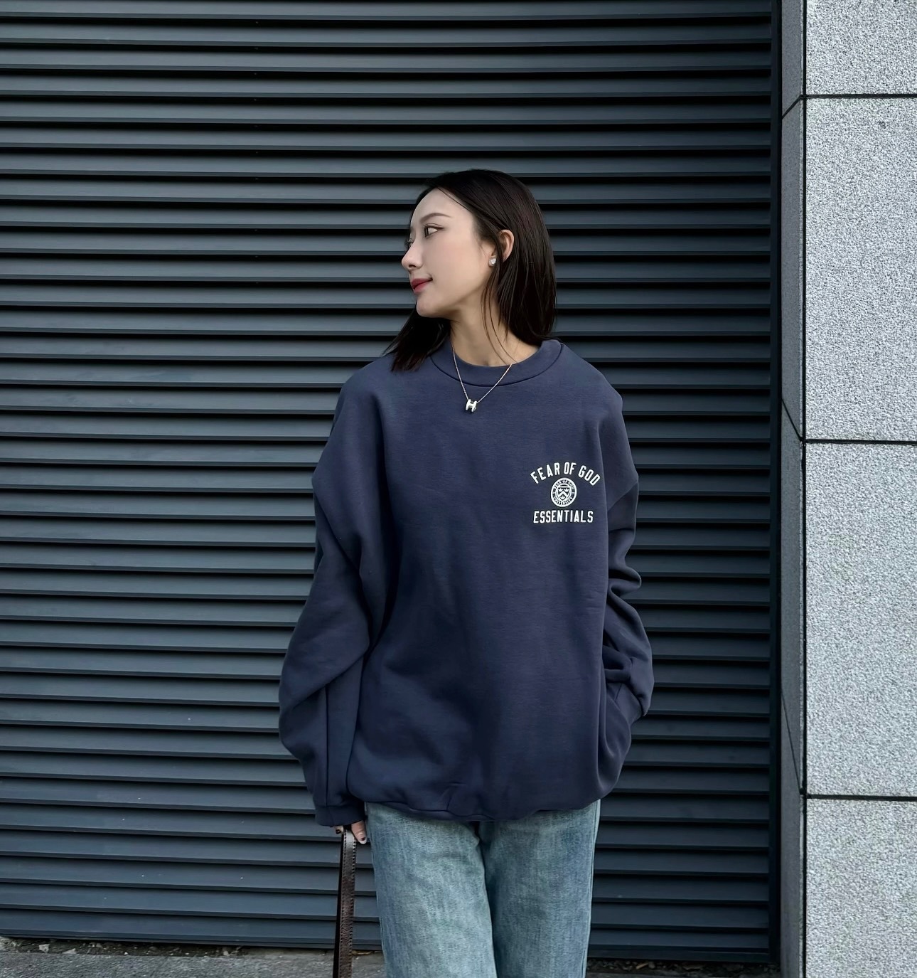 Fear of God Essentials FW24 FLEECE CREWNECK 圓領