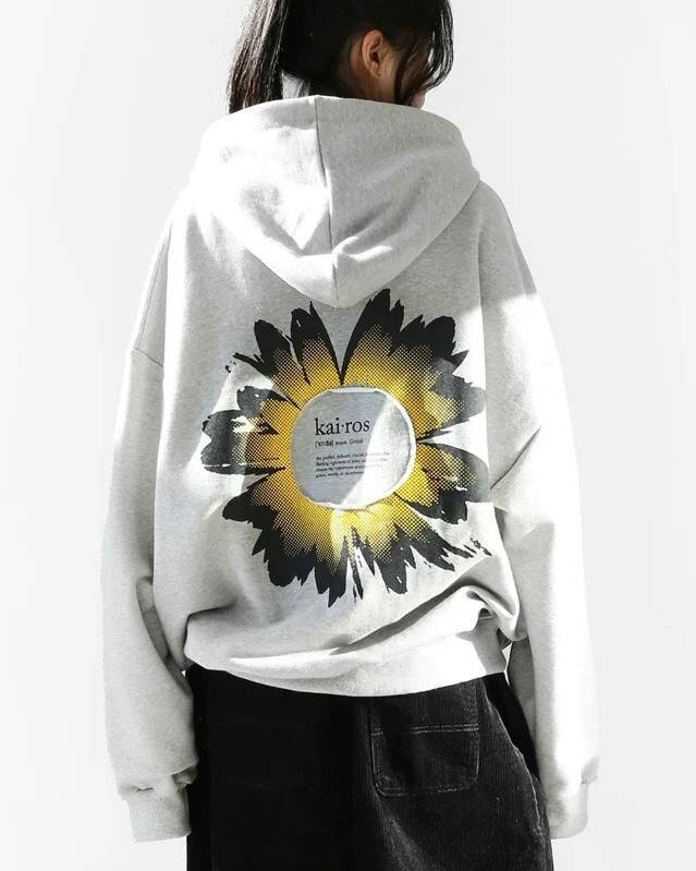 OverSize英文字圖案連帽衛衣 UNSTANDARD-132T