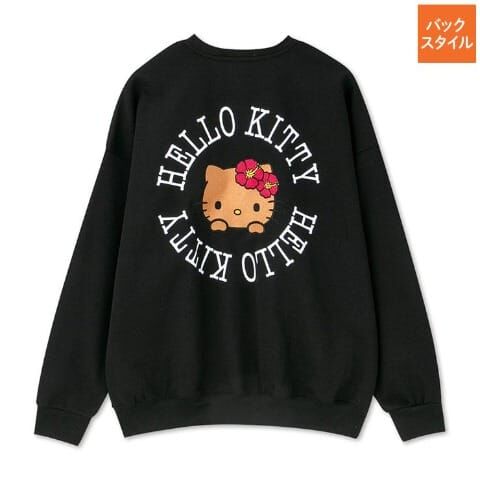26021-KT Sanrio Hello Kitty 日燒 Pullover 白色圓形 Logo #JP-SM25-213BK