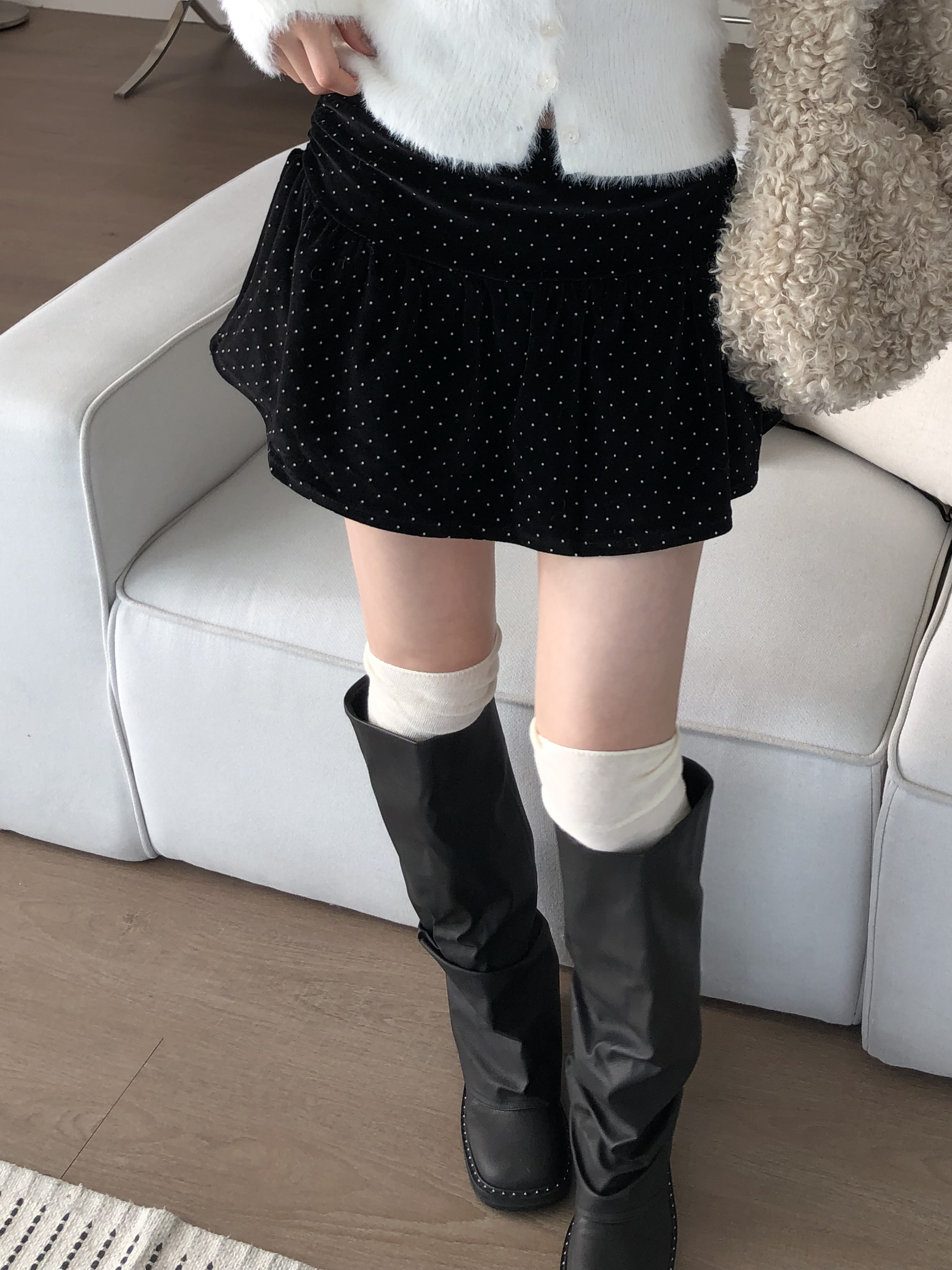 Dotty Skirt #短裙