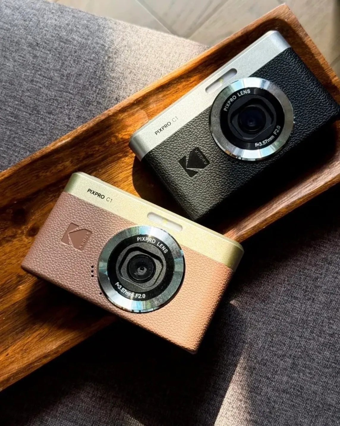 【逢甲FUZZY】KODAK 柯達 PIXPRO C1 數位相機 Digital Camera 黑色 棕色