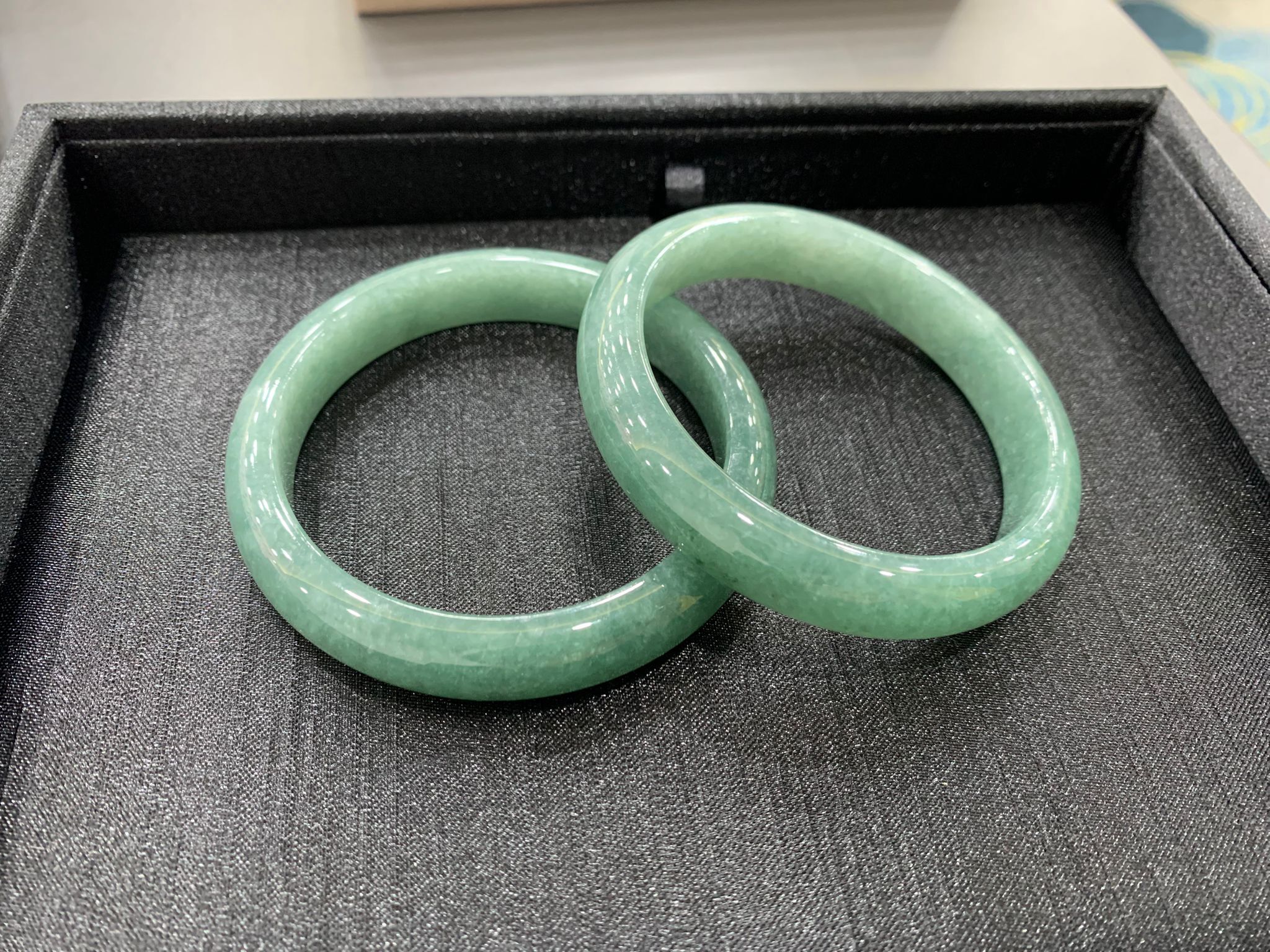 【直播】LL010443 收藏級冰晴底正圈翡翠手鐲 (BR3)