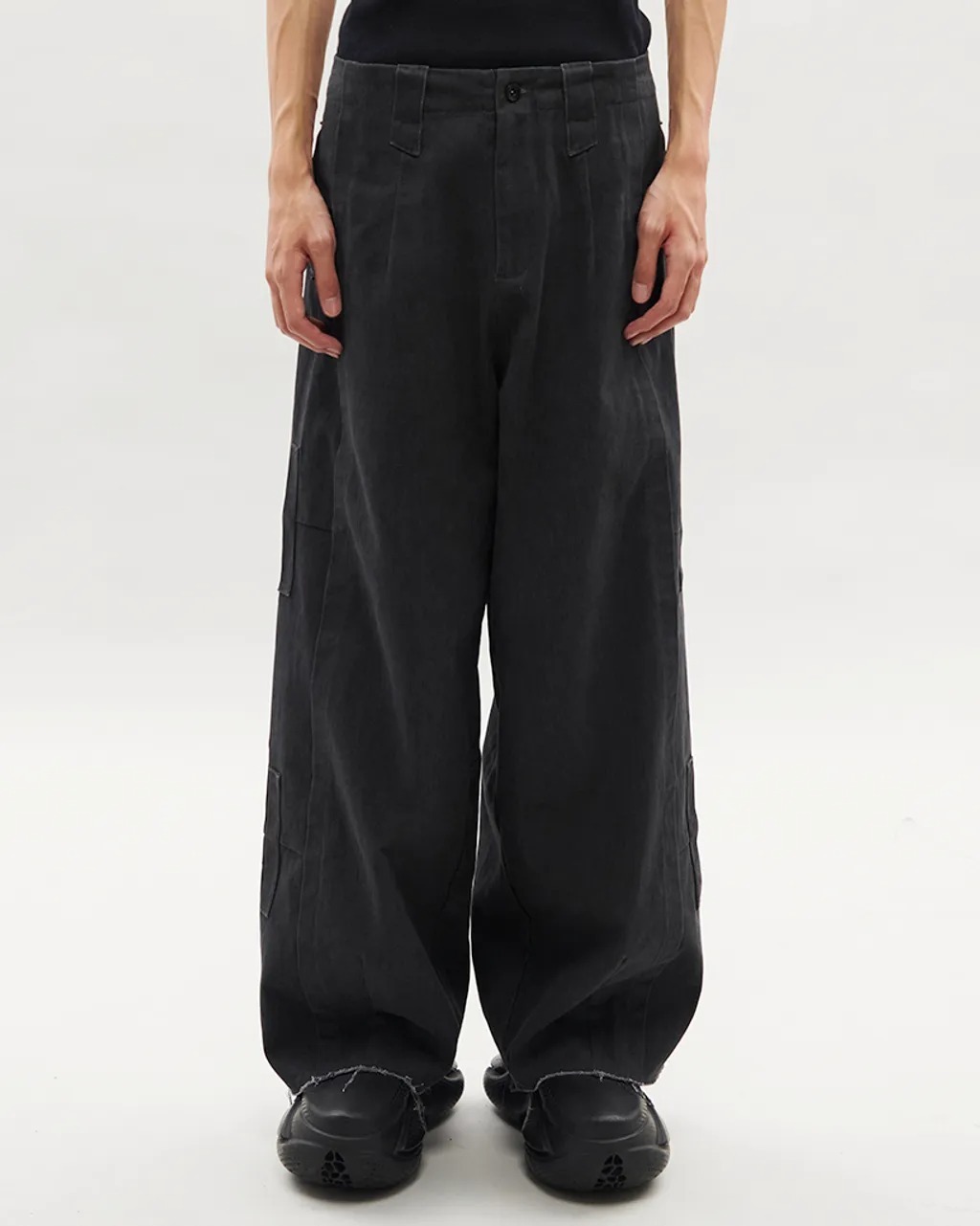 Vacant｜ES0168 - Denim Pants (Black)